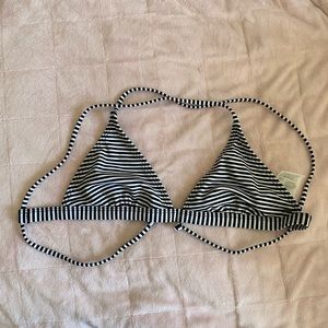 Rip curl striped bikini top